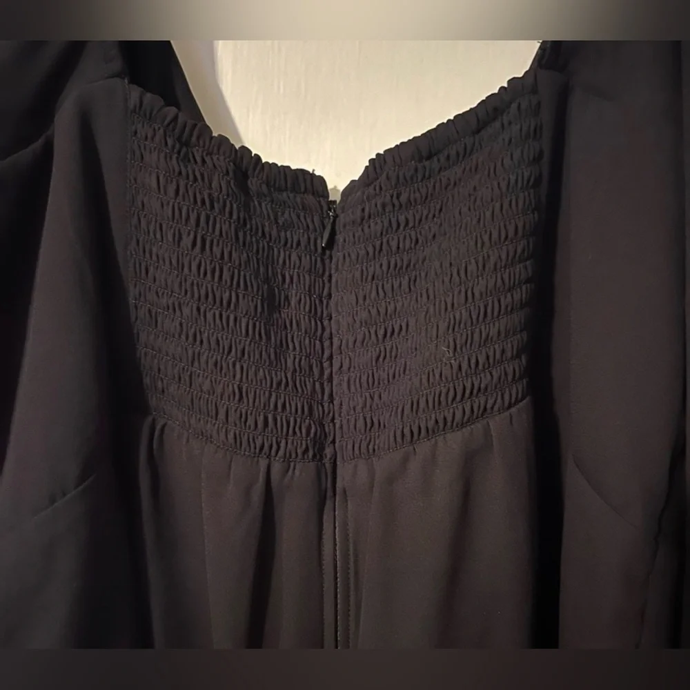 Abercrombie & Fitch long sleeve dress in black - Picture 5 of 6